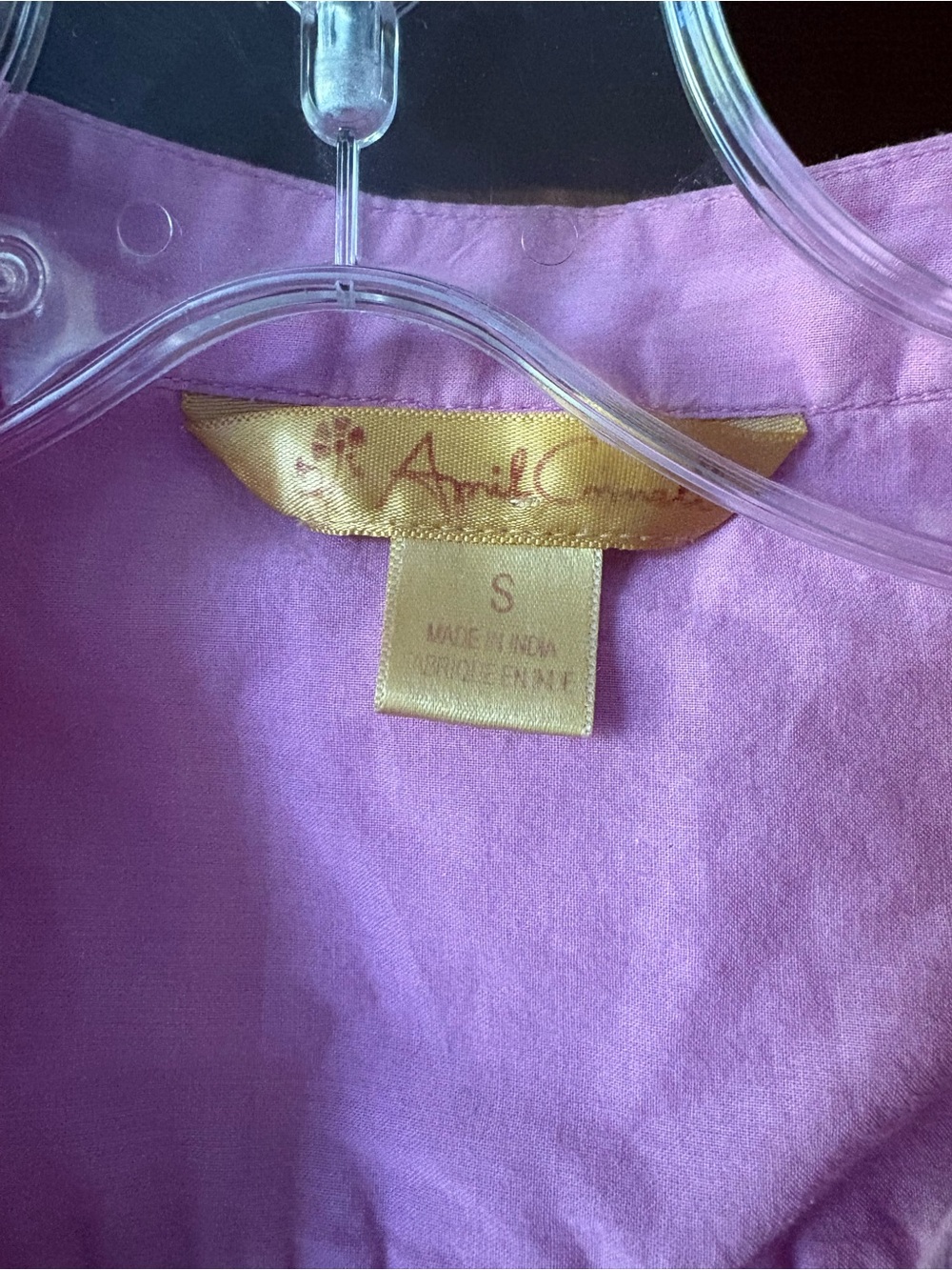 Vintage Y2K April Cornell 100% Cotton Dress/Tunic S/M - Picture 4 of 6